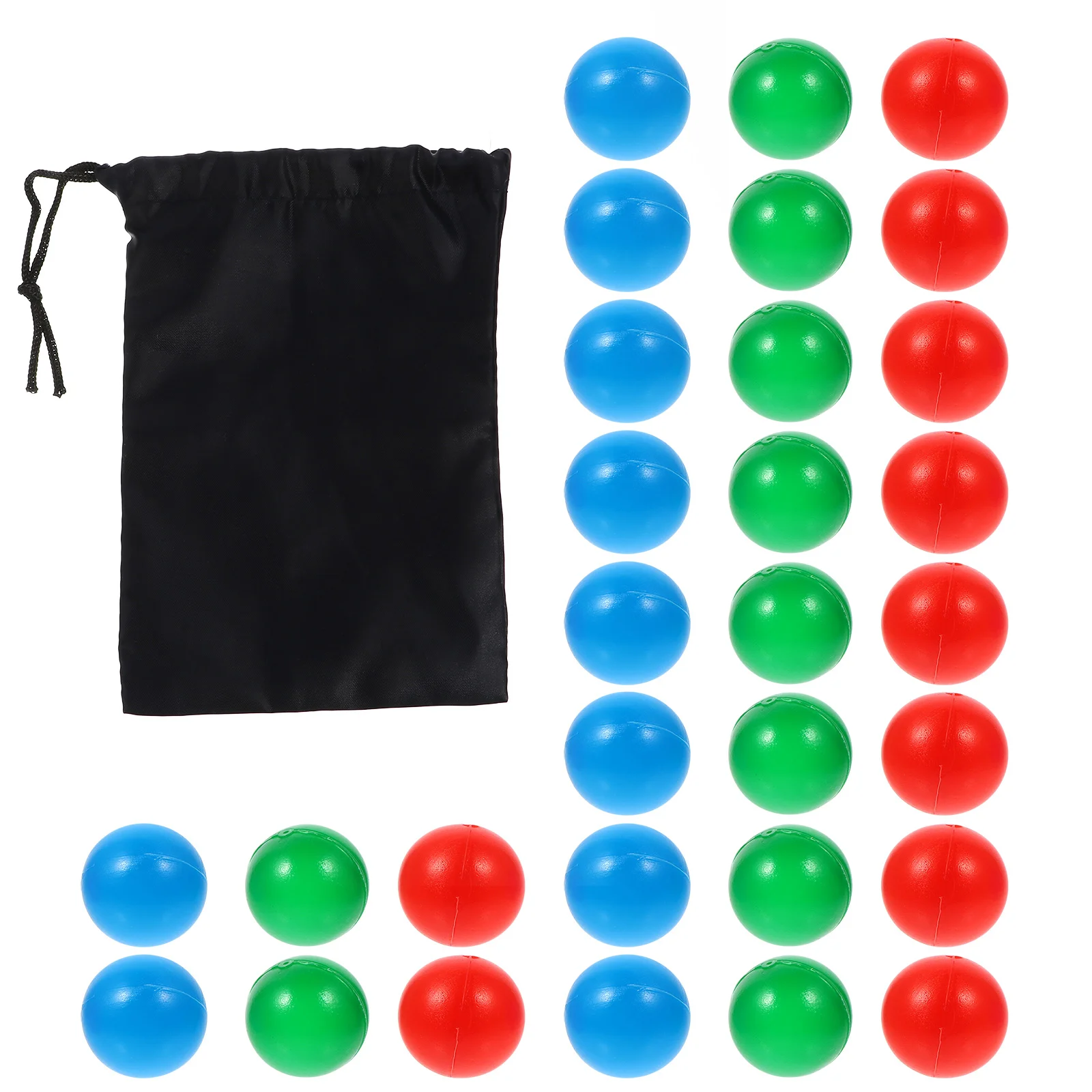 

30pcs 20mm Colorful Plastic Balls Probability Balls Thickened Teaching