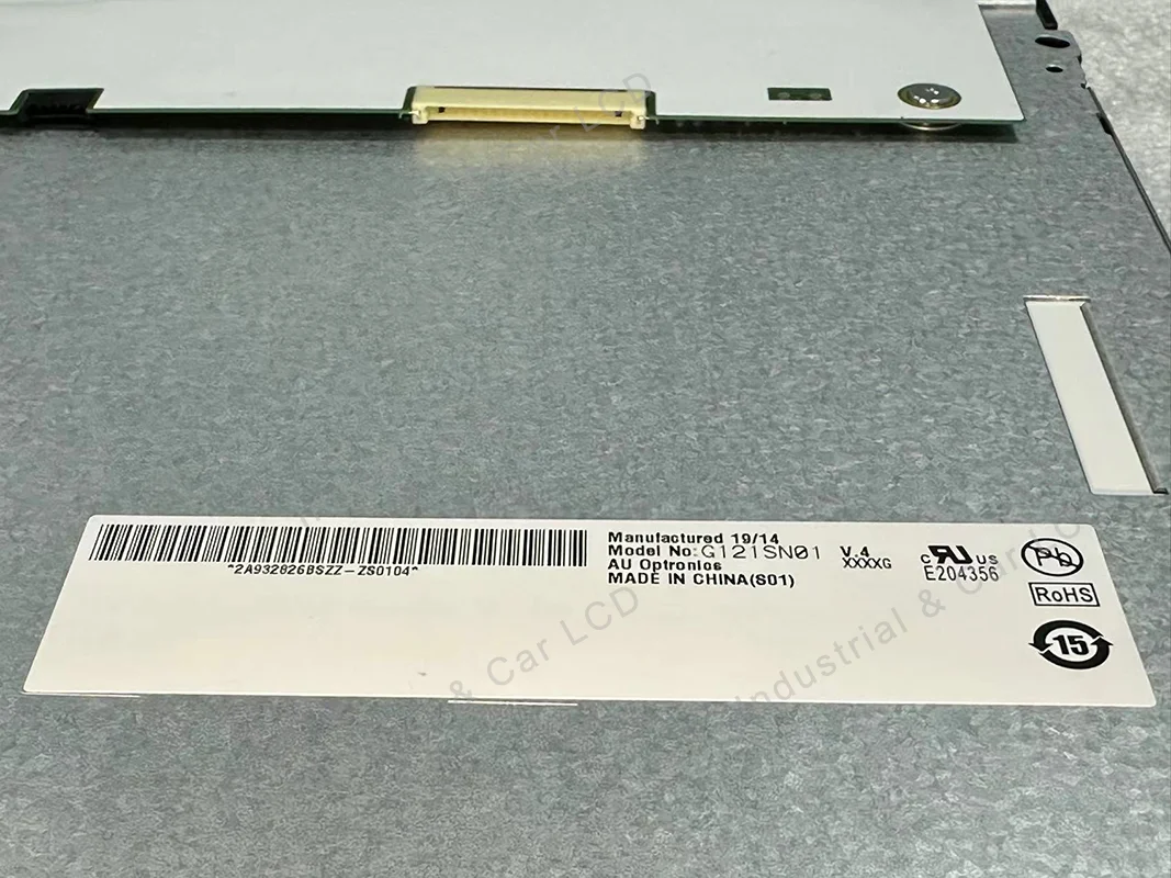 Фото G121SN01 V4 Оригинальный 12,1-дюймовый ЖК-экран TM121SDS01 BA121S01-200 BA121S01-100 G121STN01.0 G121X1-L04 для Mindary ipm12 №3