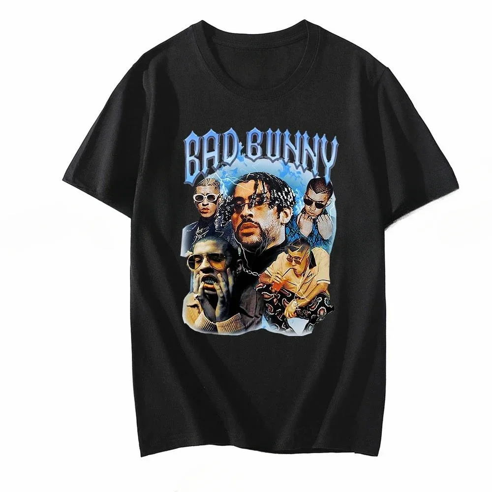 UN VERANO SIN TI Модная футболка с принтом Bad Bunny в стиле хип-хоп альбом для мужчин и
