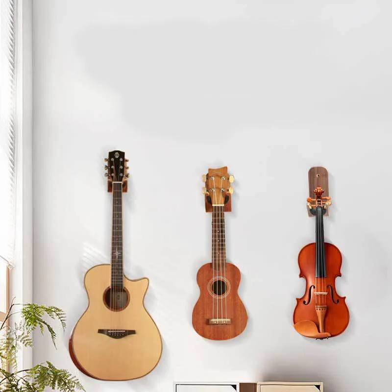 

Guitar Skateboard Wall Hanger Wood Guitar Hanger Wall Mount Guitar Holder Acoustic Guitars Accessories For Home Office Use