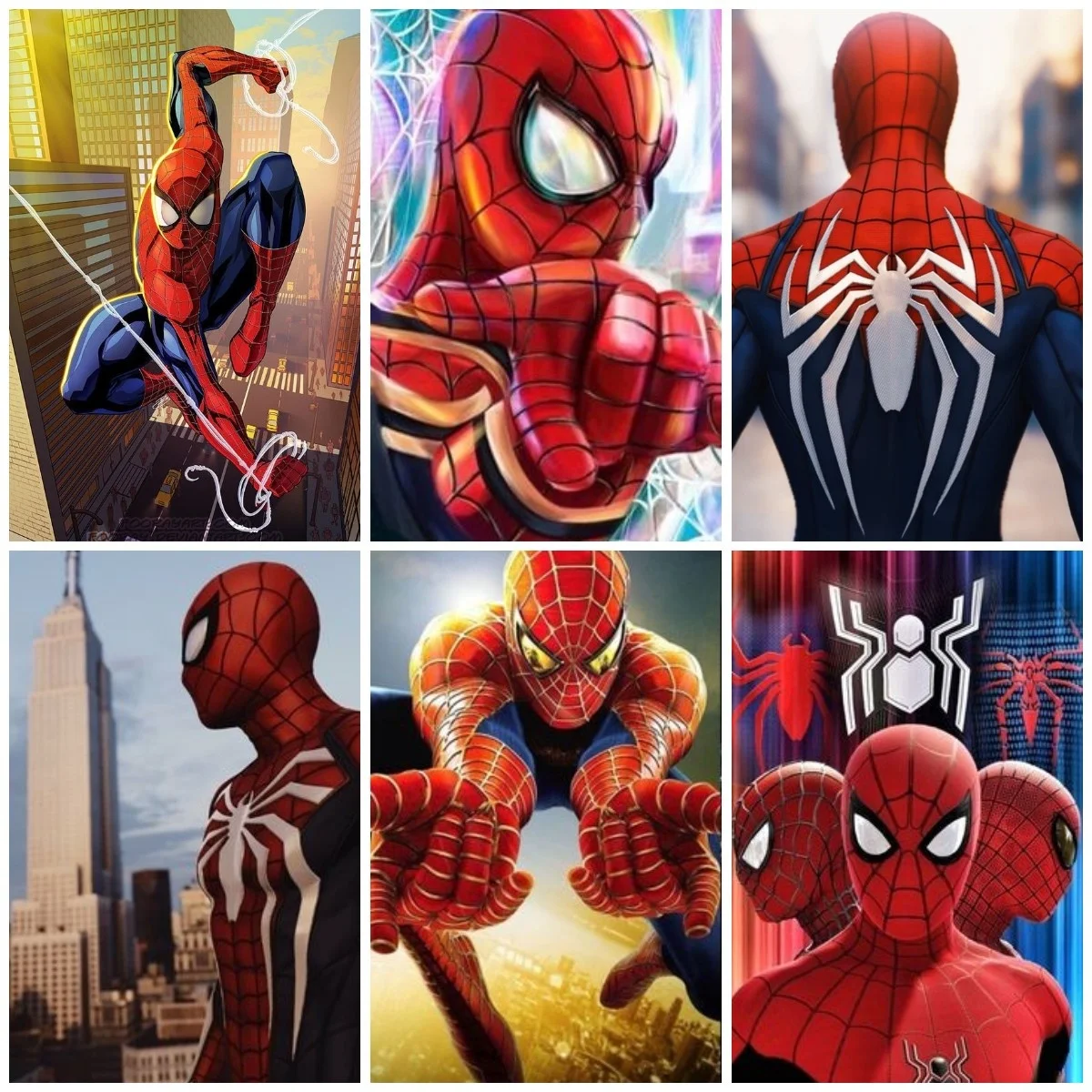 

Disney Marvel 5D DIY Diamond Painting Marvel Spiderman Hero Cartoon Avengers Embroidery Mosaic Kit Handmade Art Gift Home Decor