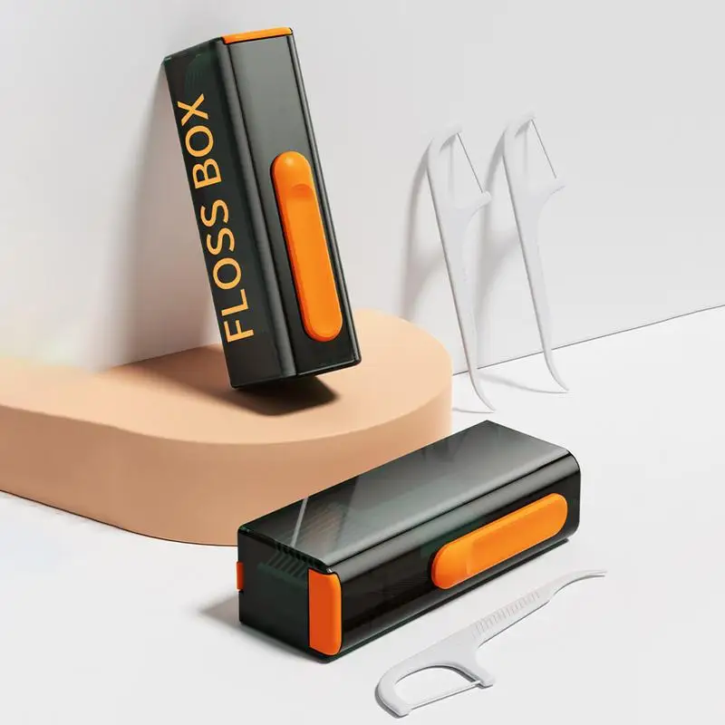 Автоматический выдвижной диспенсер для зубной нити портативный контейнер в