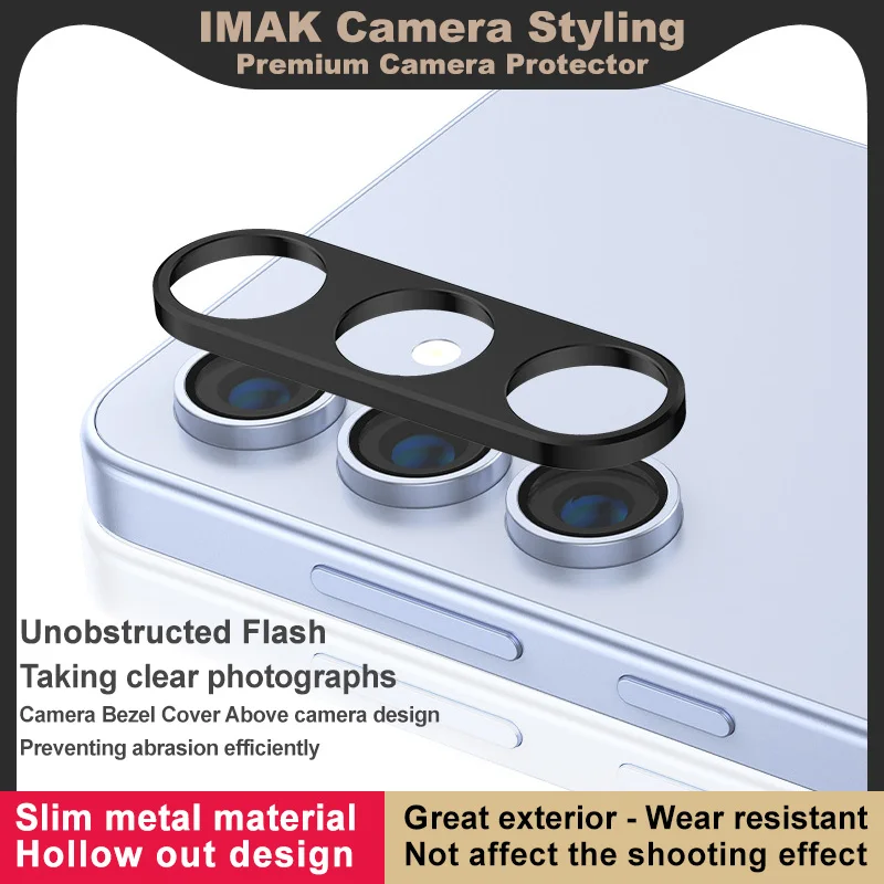 Для Samsung S24 FE 5G Защитная пленка для объектива IMAK Стайлинг камеры Премиальная