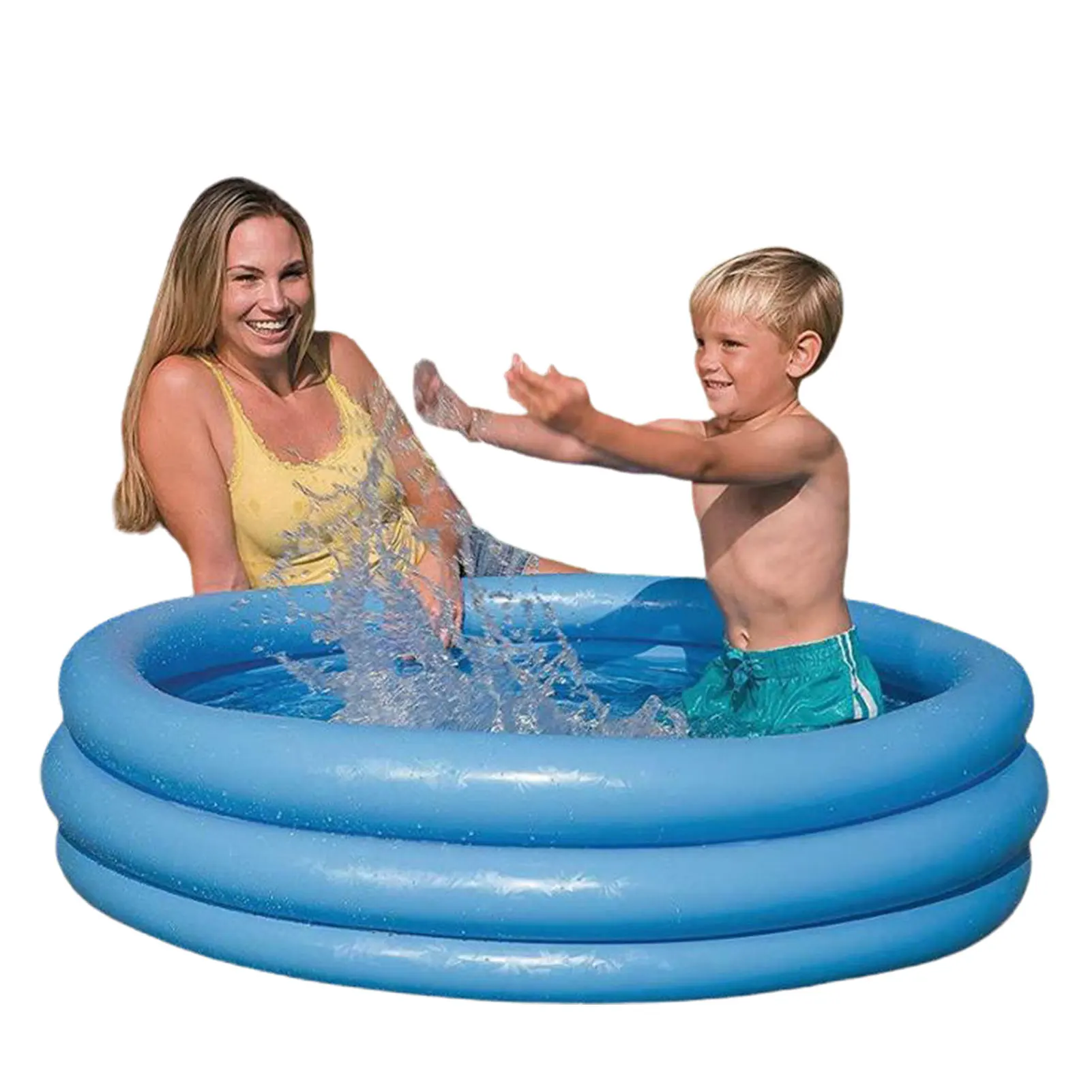 

Garden Round Inflatable Kiddie Pool Portable Inflatable Child Children Little Pump Pool Kiddie Paddling Pool Kiddie Pool For