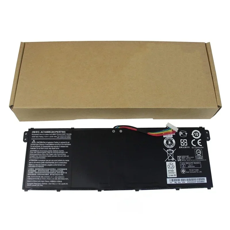AC14B8K Аккумулятор для Acer Aspire V3-371 V3-111 ES1-111 ES1-512 R3-131T R5-471T R7-371T R7-372T Nitro 5 AN515-51 AN515-52 AN515-53