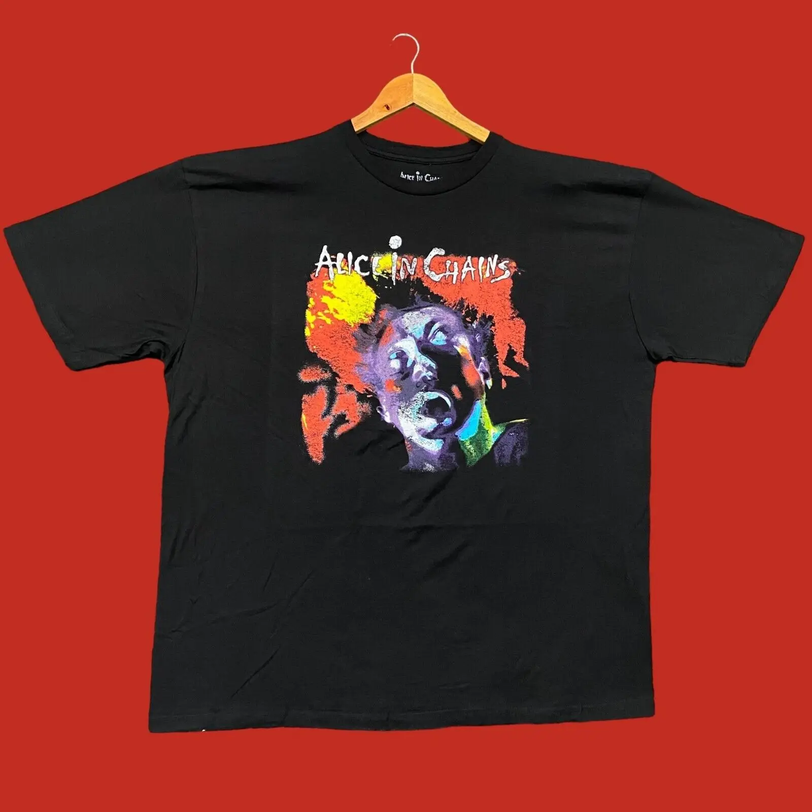 Футболка Alice In Chain Facelift Rock Размер 3xl с длинным или коротким рукавом