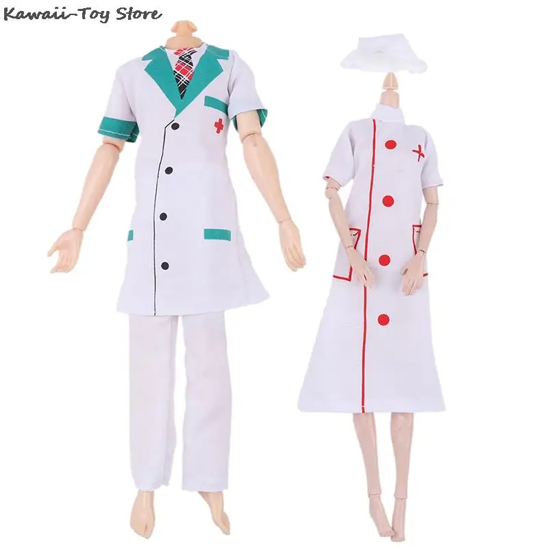 

1Piece Barbies Clothes Doctor Nurse Costume Scene Cosplay Clothes For 30Cm Barbies Doll,Accessories For Barbies