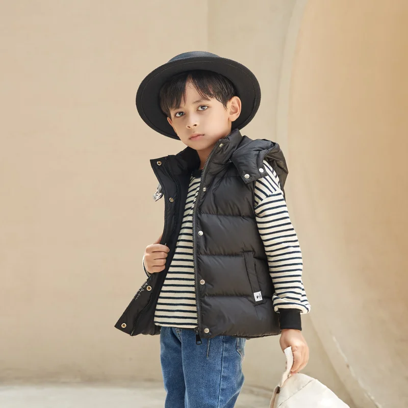 

2022 Out of season new style children's down vest for boys and girls