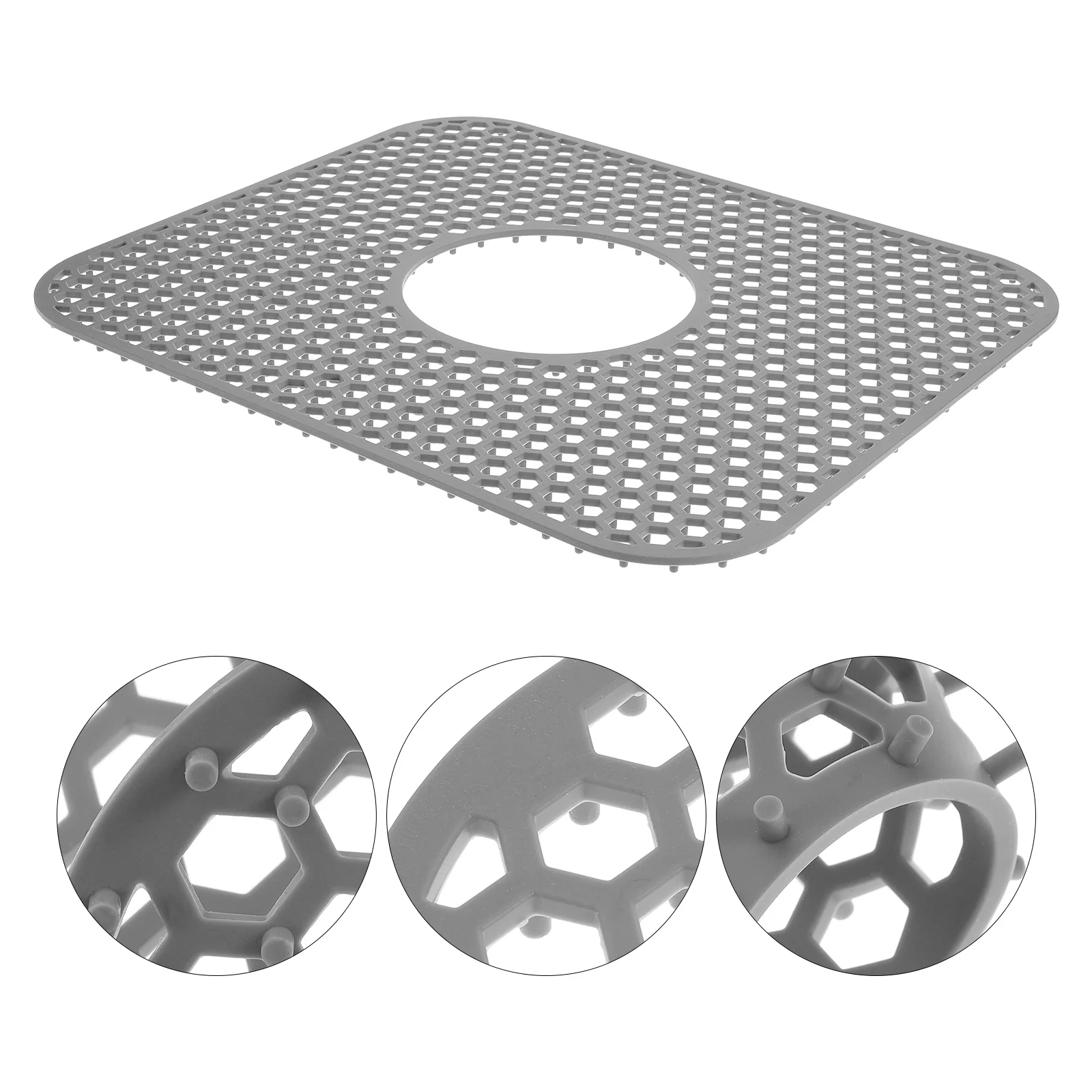 

Anti-skid Silicone Portable Sink Drain Pad Kitchen Sink Pad Kitchen Sink Mat Kitchen Sink Protector Mat
