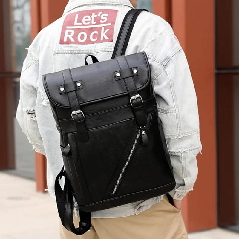 Men's backpack tablet computer storage USB charging port large capacity leisure travel bag cover portable backpack
