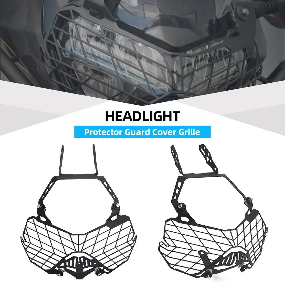

For Kawasaki KLR 650 2021 2022 2023 Protection Accessories KLR650 Motorcycle Headlight Protector Guard Cover Grille lampshade