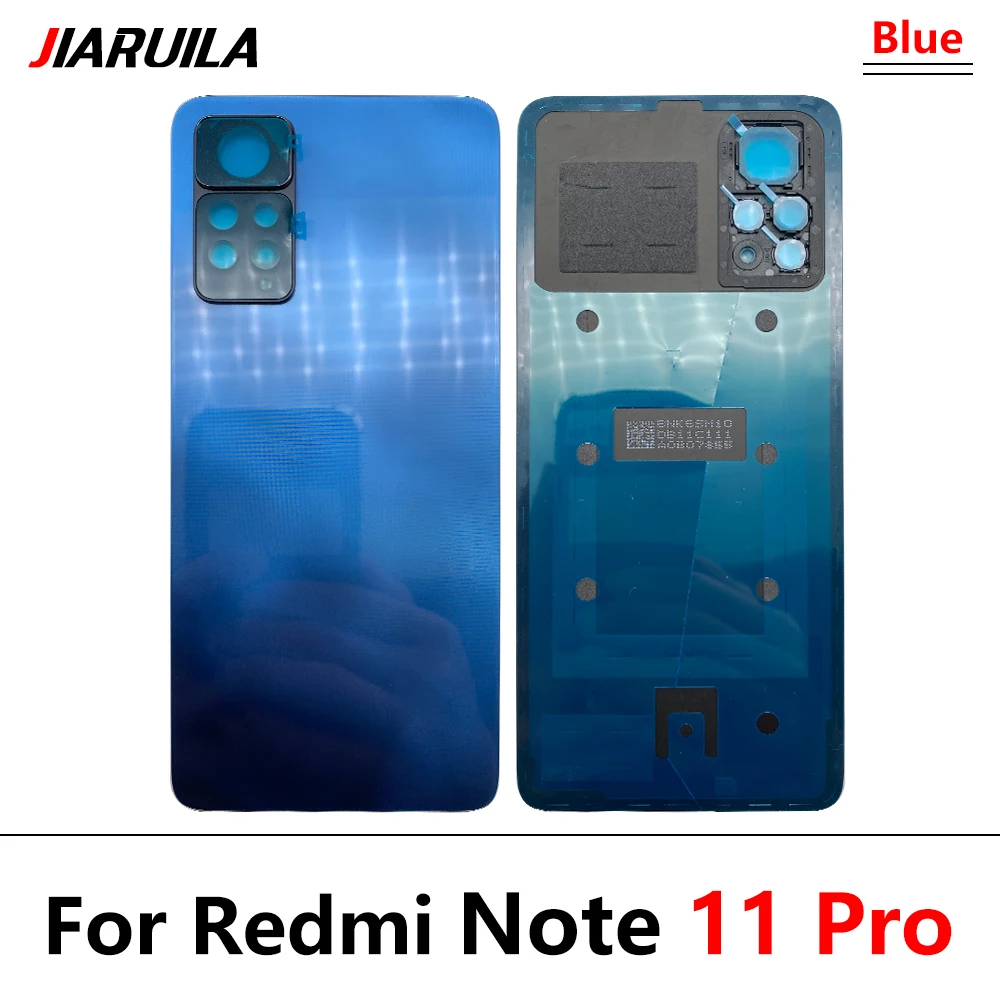 Оригинальная Новинка для Xiaomi Redmi Note 11 Pro задняя крышка аккумулятора стеклянная