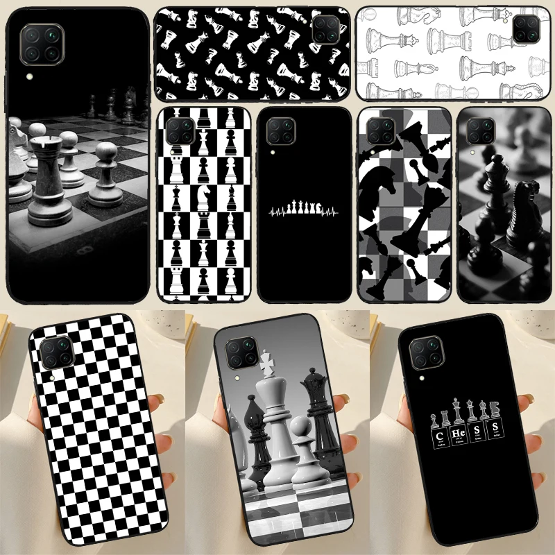 Шахматный чехол для Huawei Honor X8 X7a X8a X9a 50 70 90 Magic5 Lite P20 P40 P60 P30 Pro Nova 9