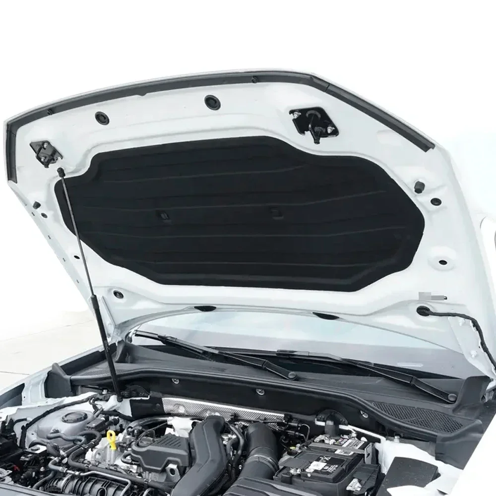 Звукоизоляционный хлопковый коврик для капота автомобиля Audi Q2 2018-2024