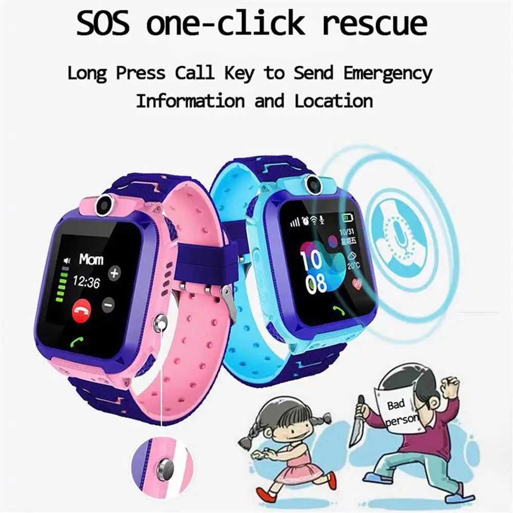 Q12 Children's Smart Watch SOS Phone Watch Smartwatch For Kids With Sim Card Photo Waterproof IP67 Kids Gift For IOS Android Z5S
Q12 Children's Smart Watch SOS Phone Watch Smartwatch For Kids With Sim Card Photo Waterproof IP67 Kids Gift For IOS Android Z5S