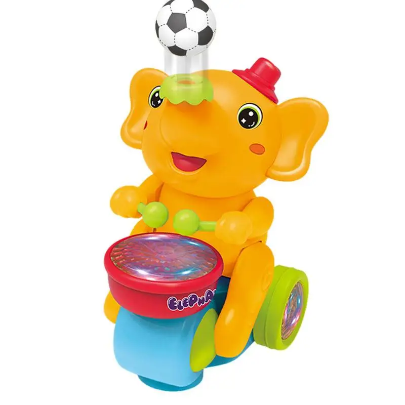 

Cute Elephant Toy Cute Educational Drumming Elephant With Music Educational Learning Toys For Kids Over 3 Years Old Toddle Girls