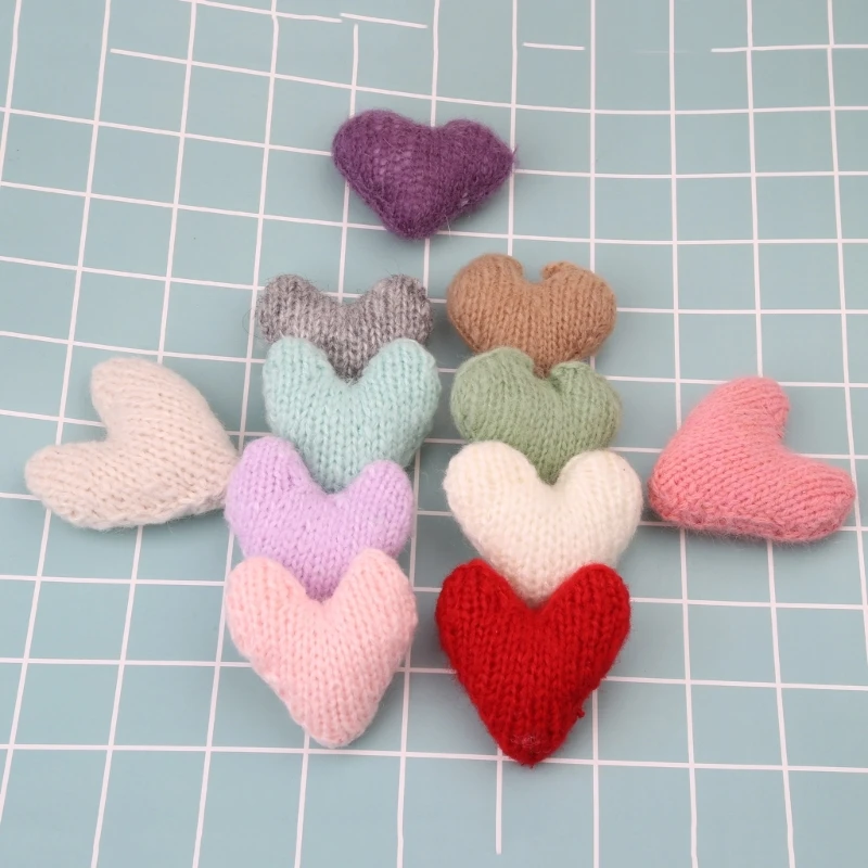 

Newborn Photography Props Love Heart Baby Photo Shooting Props Mini Heart Handmade Photo Backdrop Accessories for Baby