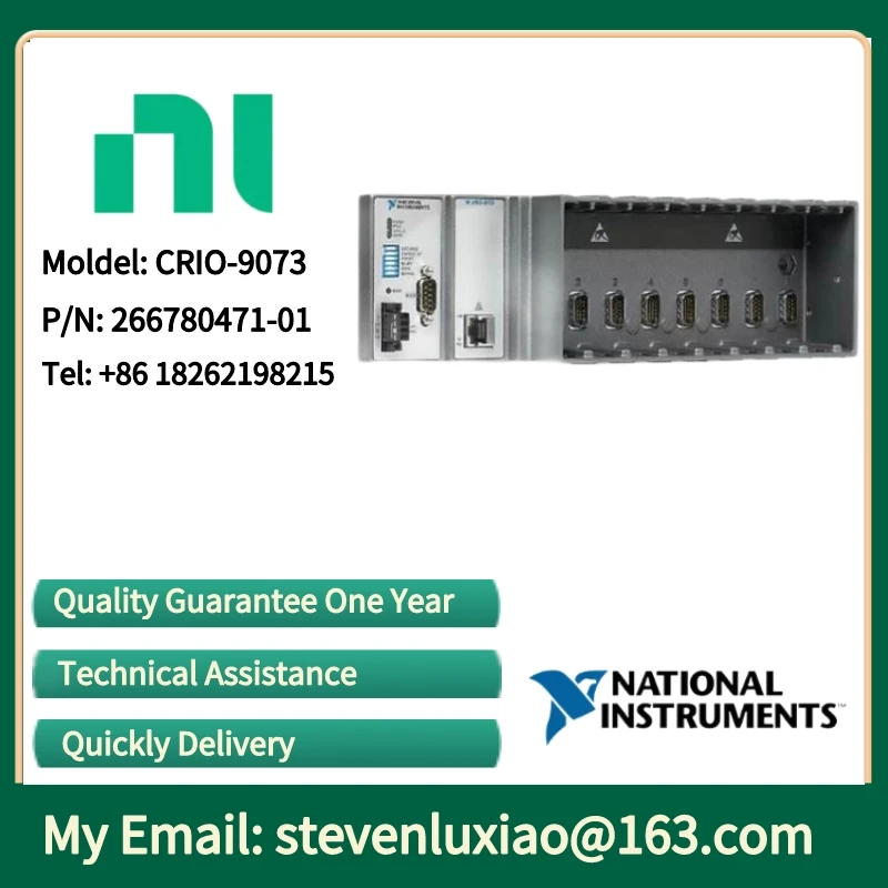 NI CRIO-9073 266780471-01 8 слотов ЦП 266 МГц 64 Мб DRAM объем памяти 128 контроллер CompactRIO 2
