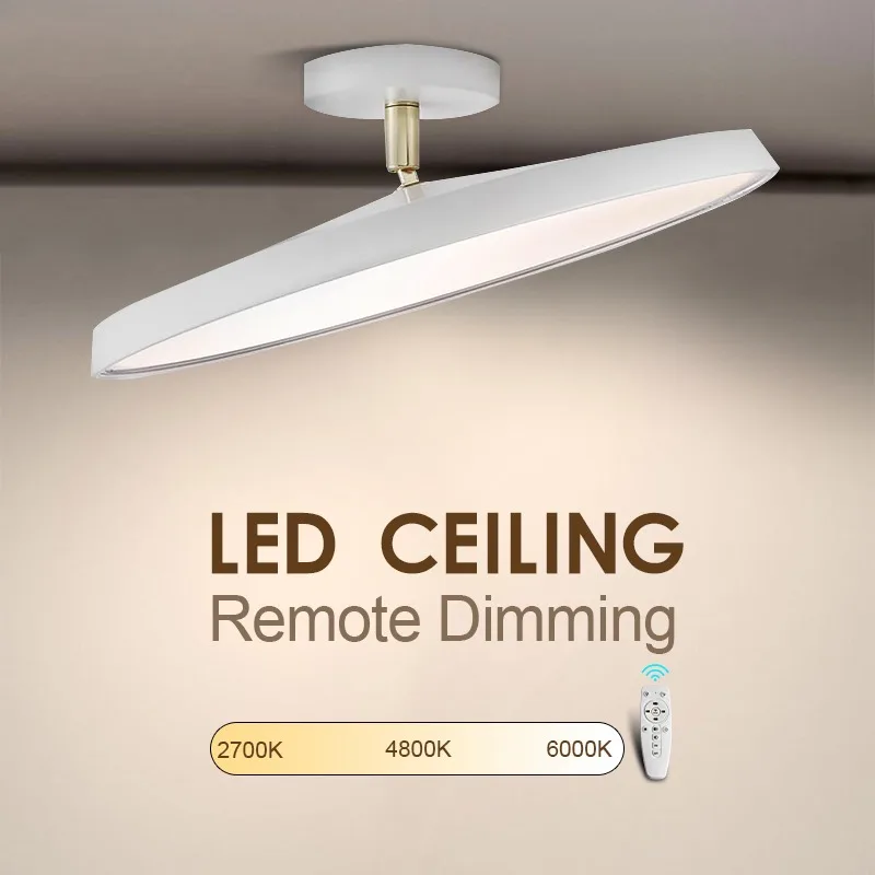 

Marpou Remote Control Lamp Adjust Brightness LED Ceiling Lamp Ultra Thin Modern Ceiling Lights indoor lighting for Living Room