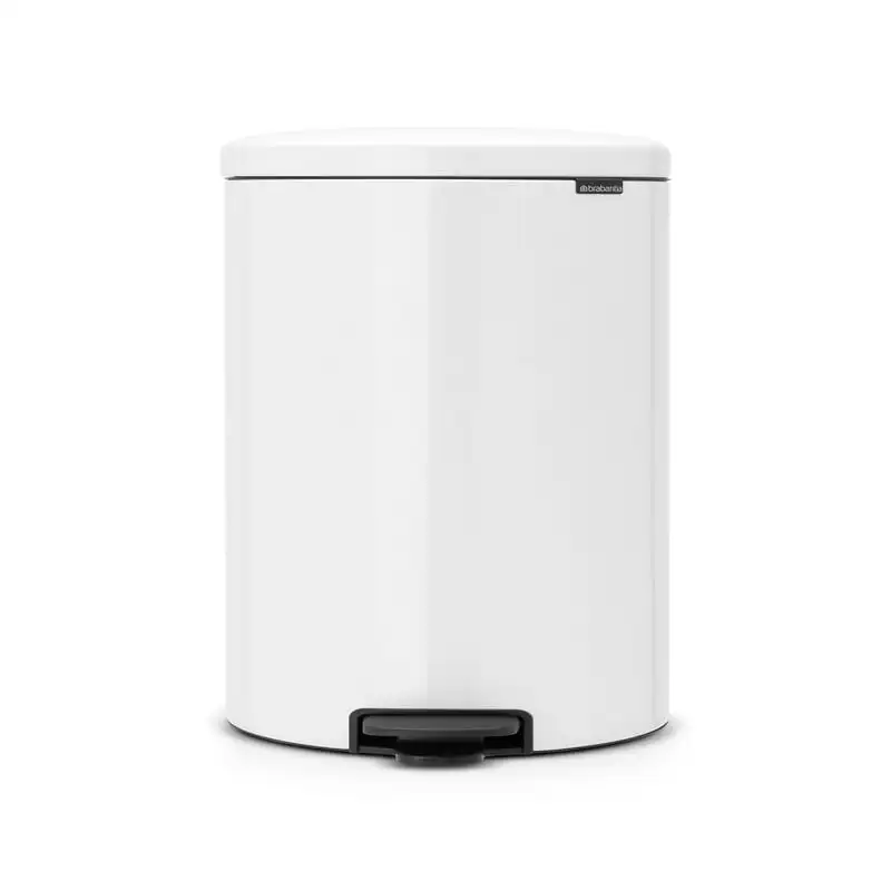 

gal / 30 L NewIcon Step Trash Can, White gallon trash can Hanging trash can Black square bathroom trash can мусорное в