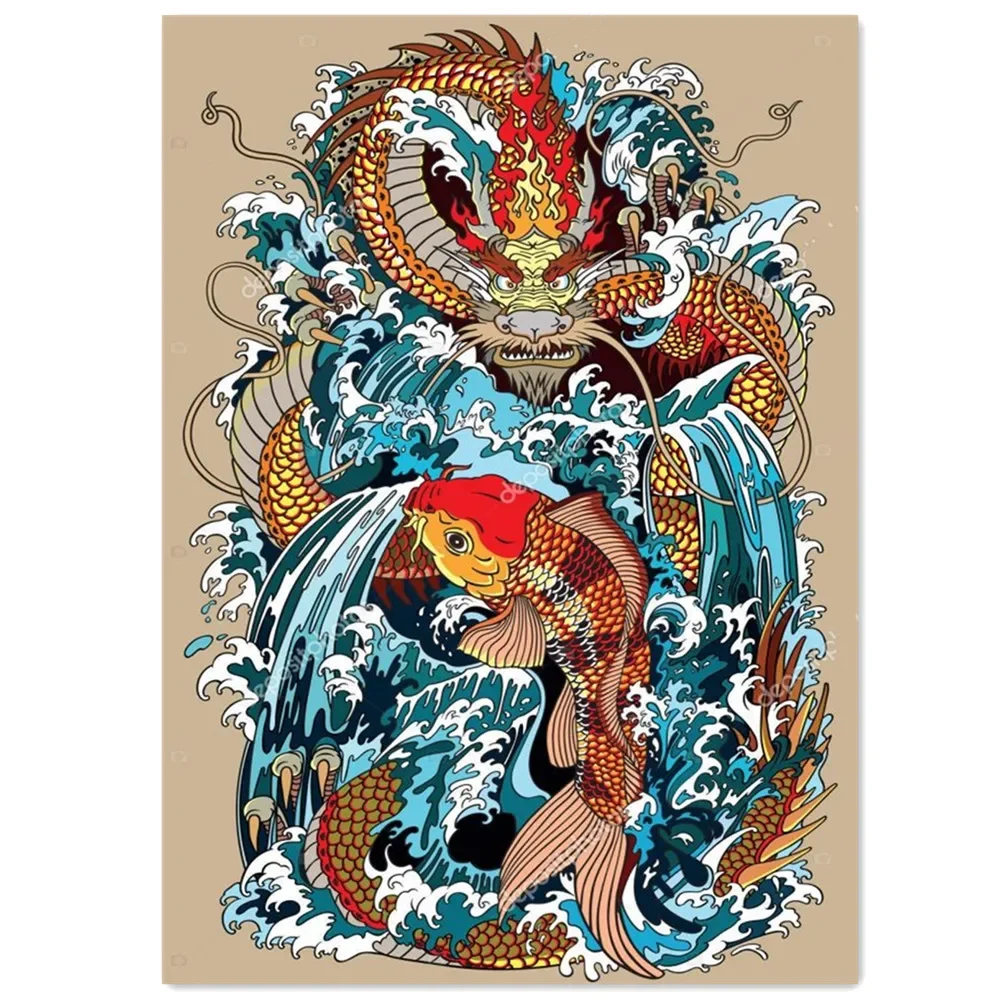 Ретро постеры и принты из крафт-бумаги настенная наклейка домашний декор