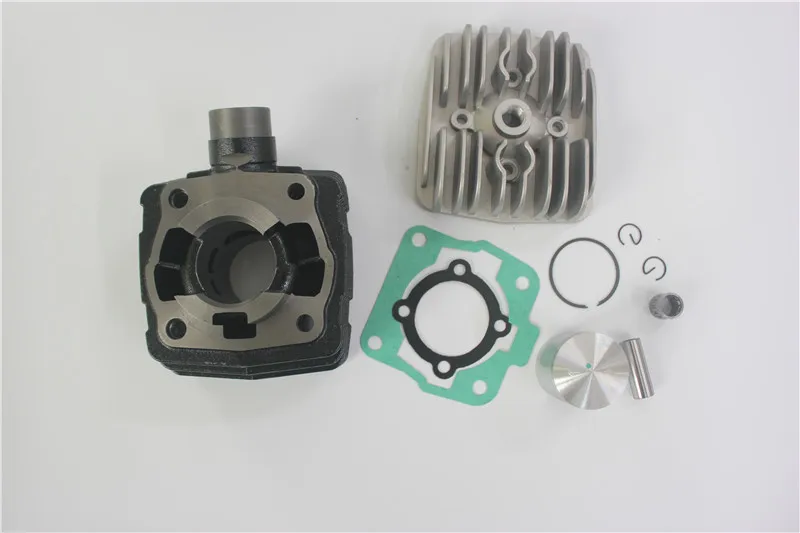 Motorcycle Cylinder 39.5mm Air Cooled Cylinder Kit 49cc For 50 50cc Bore Cylinder Piston Gasket Head Kit