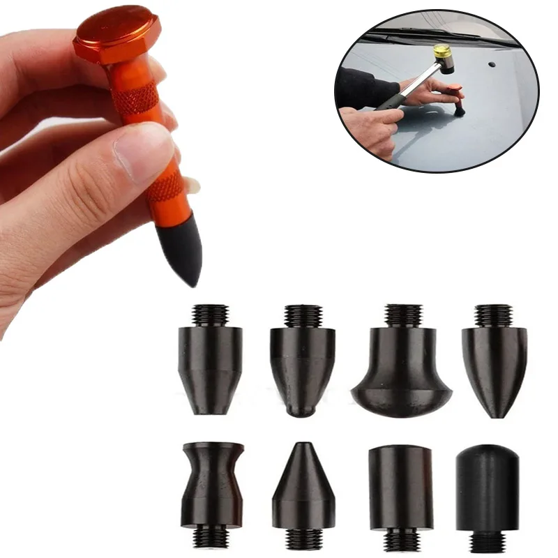 

9pcs Paintless Knock Down Pen Car Body Panel Dent Removal Repair Hand Tools