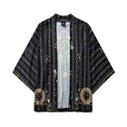Летняя японская Стильная накидка, Новая женская и мужская накидка из пяти точек, верхняя блузка, 2021