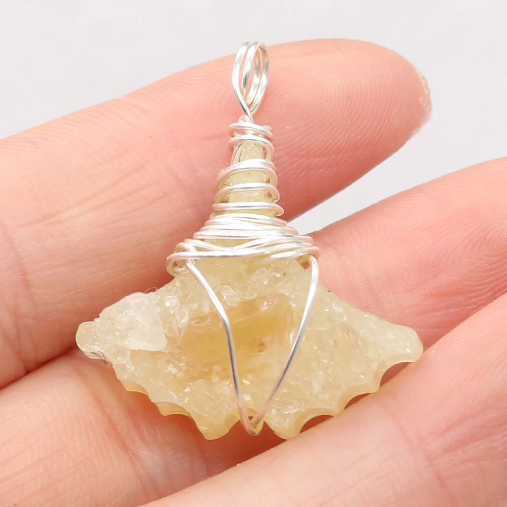 Оптовая продажа подвеска из натурального полудрагоценного камня с раной топазом