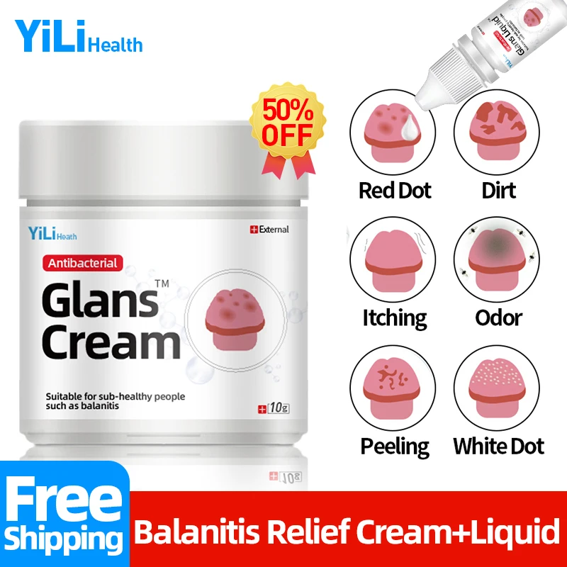 

Balanitis Medicine Ointment Medical Glans Treatment Cream Apply To Inflammation Bacterial Infection Itching Penile Red White Dot