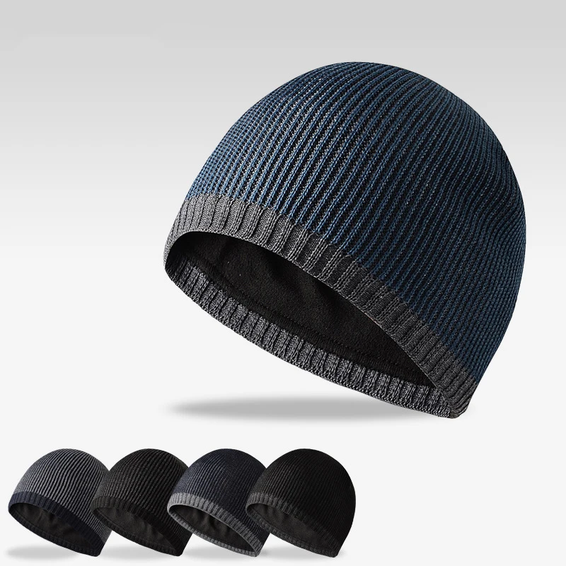 2023 fashion color matching straight edge warm ski beanie hat for men and women new outdoor plush thickened knitted pullover hat 2023 fashion color matching straight edge warm ski beanie hat for men and women new outdoor plush thickened knitted pullover hat