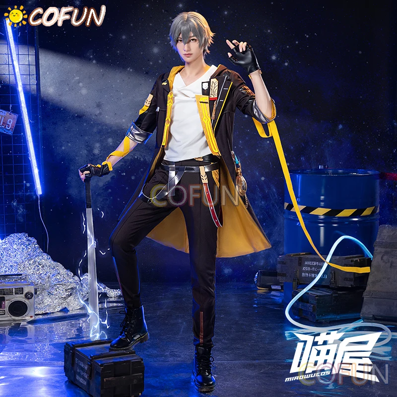 

COFUN Game Honkai: Star Rail Trailblazer Caelus Cosplay Costume Halloween Outfits Suit Uniform Men Caelus Honkai Cospaly