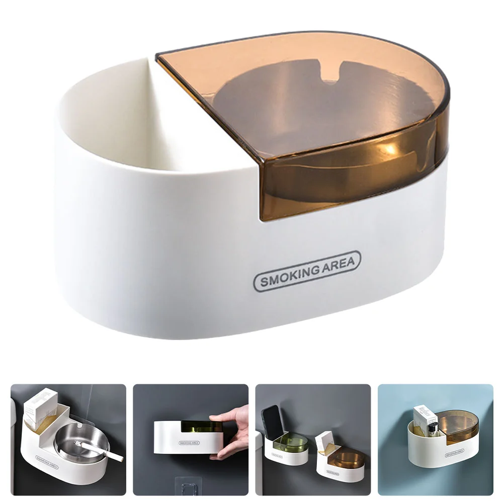 

1Pc Stainless Steel Ashtray Bathroom Storage Rack for Living Room Home Bedroom Bathroom