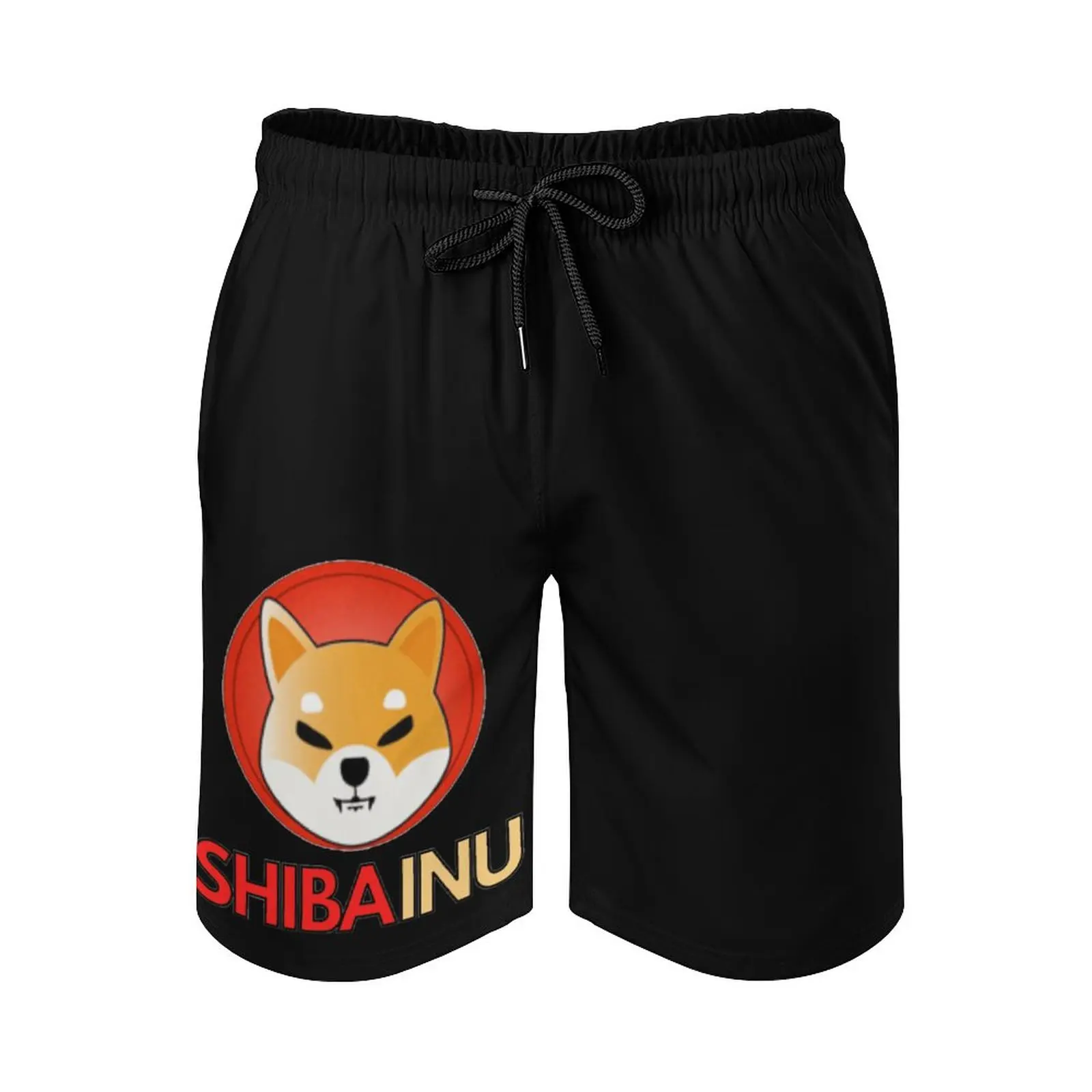 

Shib Coin Shiba Inu Crypto Anime BeachVintage Adjustable Drawstring Breathable Quick Dry Casual Beach PantsLoose Loose Stretch H