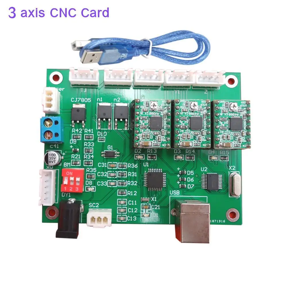 

GRBL breakout board USB 3 axis expansion plate CNC shield controller DIY device for milling machine