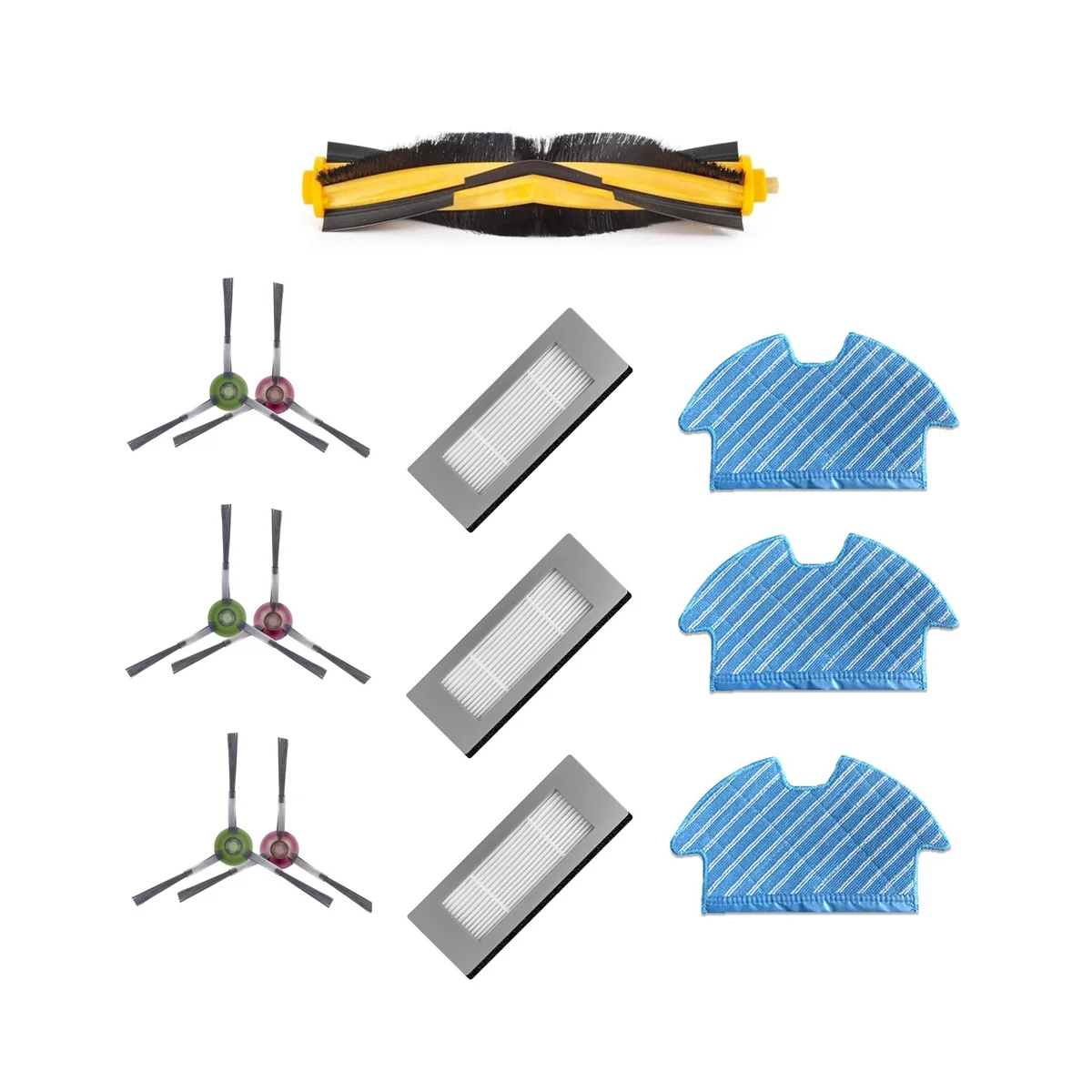 Для Deebot OZMO 900 905 DN55 DN35 основная боковая щетка HEPA-фильтр тряпки для швабры сменные