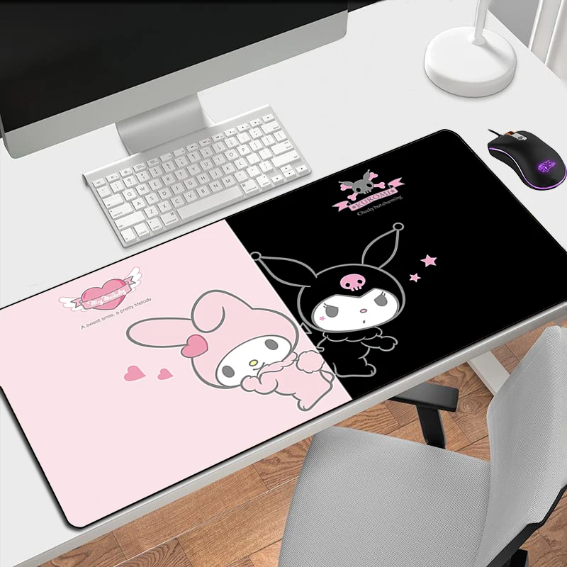 

Kuromies Desk Protector Cute Large Mouse Pad Gaming Accessories Mousepad Gamer Keyboard Mats Mat Mause Pads Xxl Pc Mice Computer
