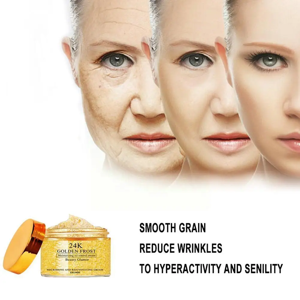 

Face Cream Collagen Anti-Wrinkle 24k Gold Serum Cream Whitening Cream Mask Sleeping Anti-aging Moisturizing Facial L8G4