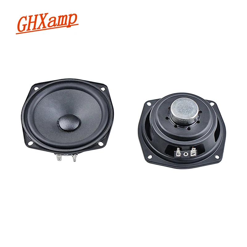 Рекомендуемый неодимовый магнит GHXAMP для бумажной раковины 4,5 дюйма 119 мм с резиновым краем, звуковой гудок HiFi 4 Ом 15 Вт 1 пара