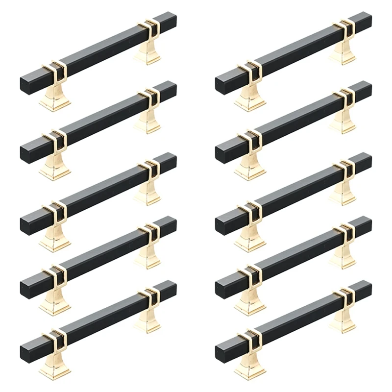 

10 Pack 96Mm 3-3/4Inch Brushed Cabinet Pulls Gold Kitchen Cabinet Hardware For Dresser Drawers