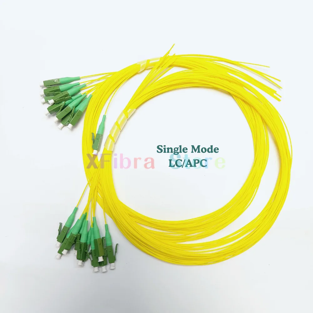 1 5 м 50 шт./лот симплексная LC/UPC 9/125 одномодовая оптоволоконная косичка внешняя
