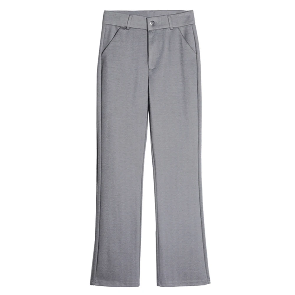 Женский бархатный костюм с высокой талией бархатные брюки на осень-зиму