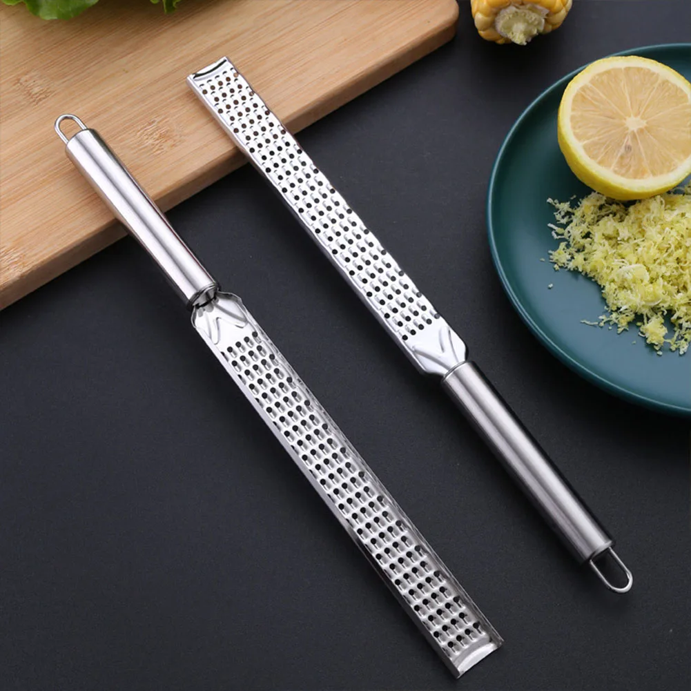 

32 X 2.5cm Kitchen Grater Lemon Cheese Spices Stainless Steel Grater Fruit Vegetable Peeler Flat Grater Tools Kitchen Gadgets