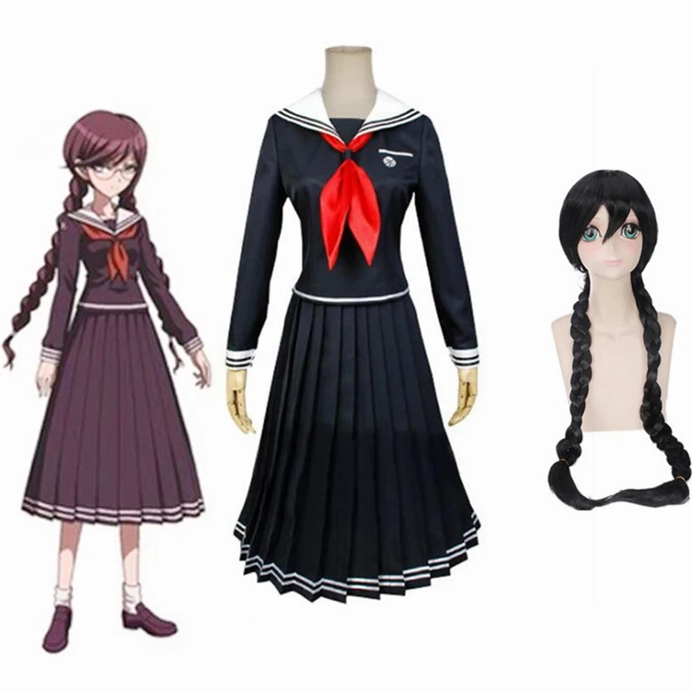 

Anime Danganronpa Dangan-Ronpa 2 Toko Fukawa Uniform Set Cosplay Costume