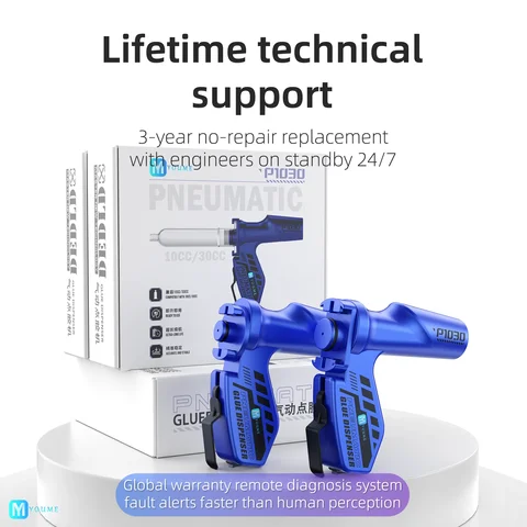 P1030 электрический вспомогательный пневматический прецизионный дозирующий клеевой пистолет для материнской платы телефона, печатная плата BGA, паяльные инструменты для ремонта сварки