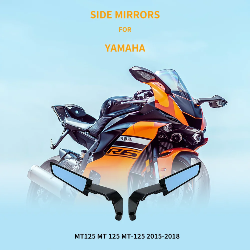 Для мотоциклетных зеркал YAMAHA MT125 MT 125 MT-125 2015-2018 наборы Stealth Winglets для вращения