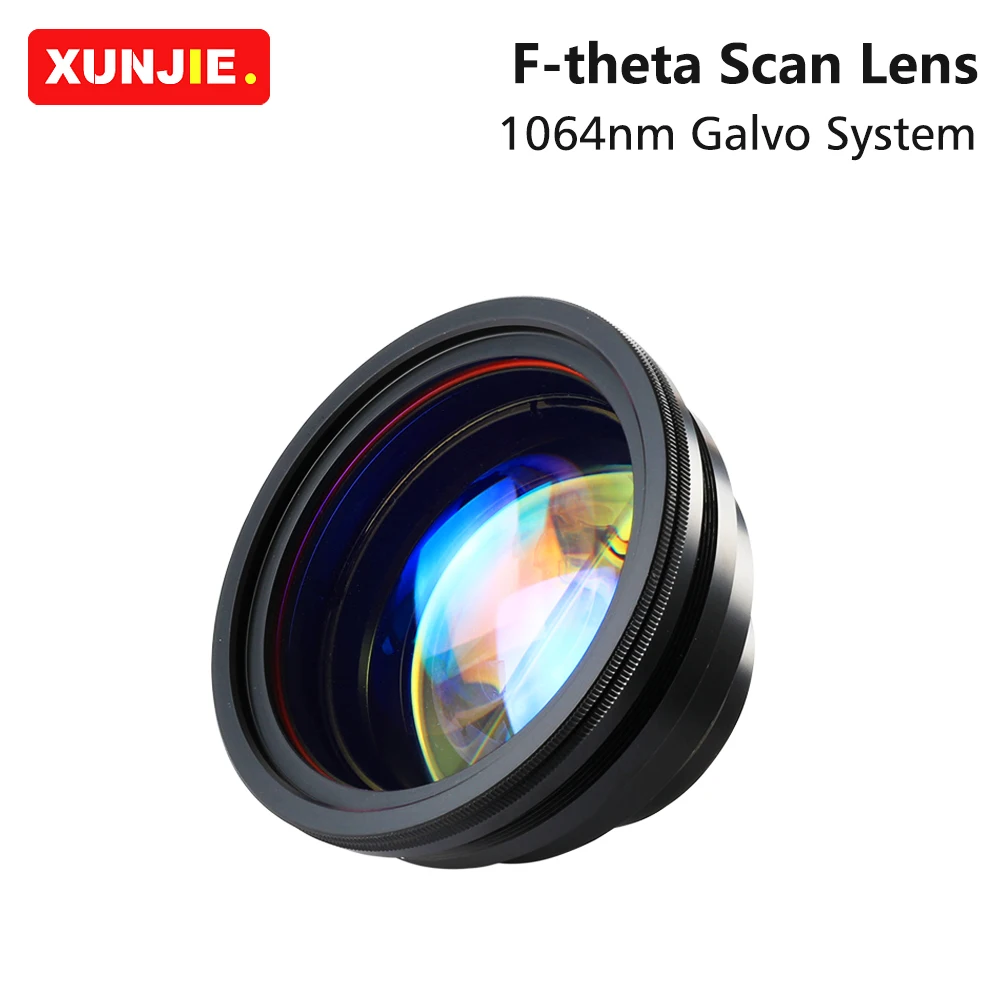 XUNJIE F-theta Scan Lens Полевая линза 1064 нм 50x50 - 300x300 F63-420 мм для 1064 нм YAG Оптоволоконный лазерный маркировочный станок Детали машины