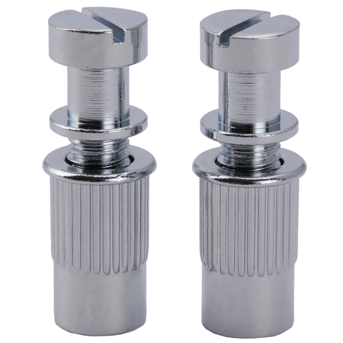 

Musiclily Pro M8 Metric Stop Tailpiece Mounting Studs and Inserts Bushings Set for Epiphone Les Paul Guitar, Chrome (Set of 2)