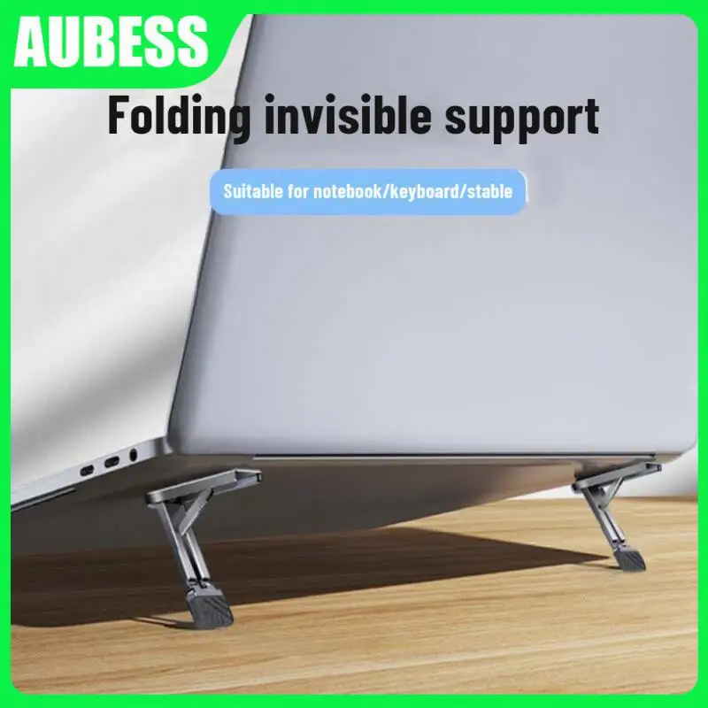 

Laptop Stand Adjustable Convenient Holder Mini Portable Zinc Alloy Tablet Support Pc Accessories Notebook Riser Bracket Folding