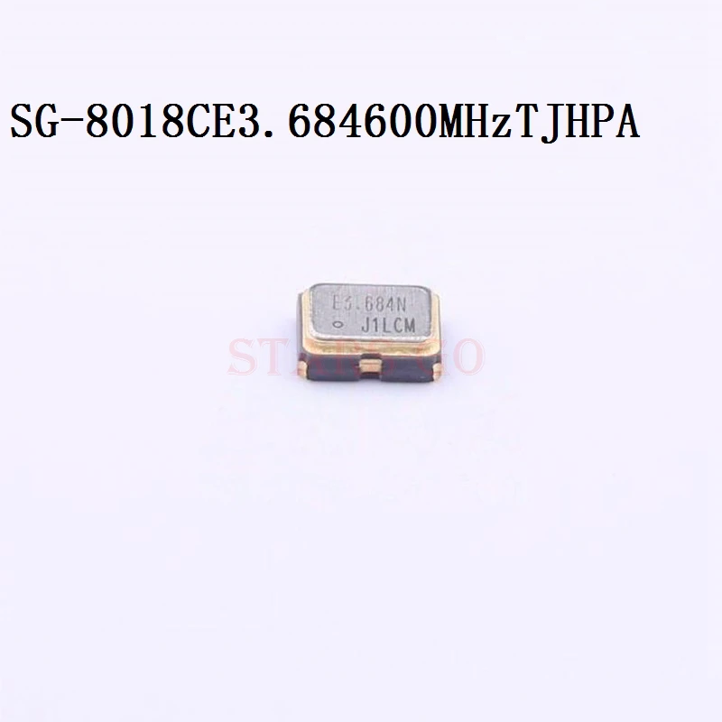 10PCS/100PCS 3225 3.6846MHz 3225 4P SMD 1.8~3.3V 50ppm OE -40~+105℃ SG-8018CE 3.684600MHz TJHPA Pre-programmed Oscillators